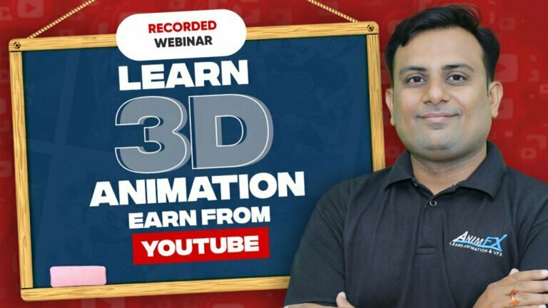 Webinar – Learn 3D Animation Earn From YouTube